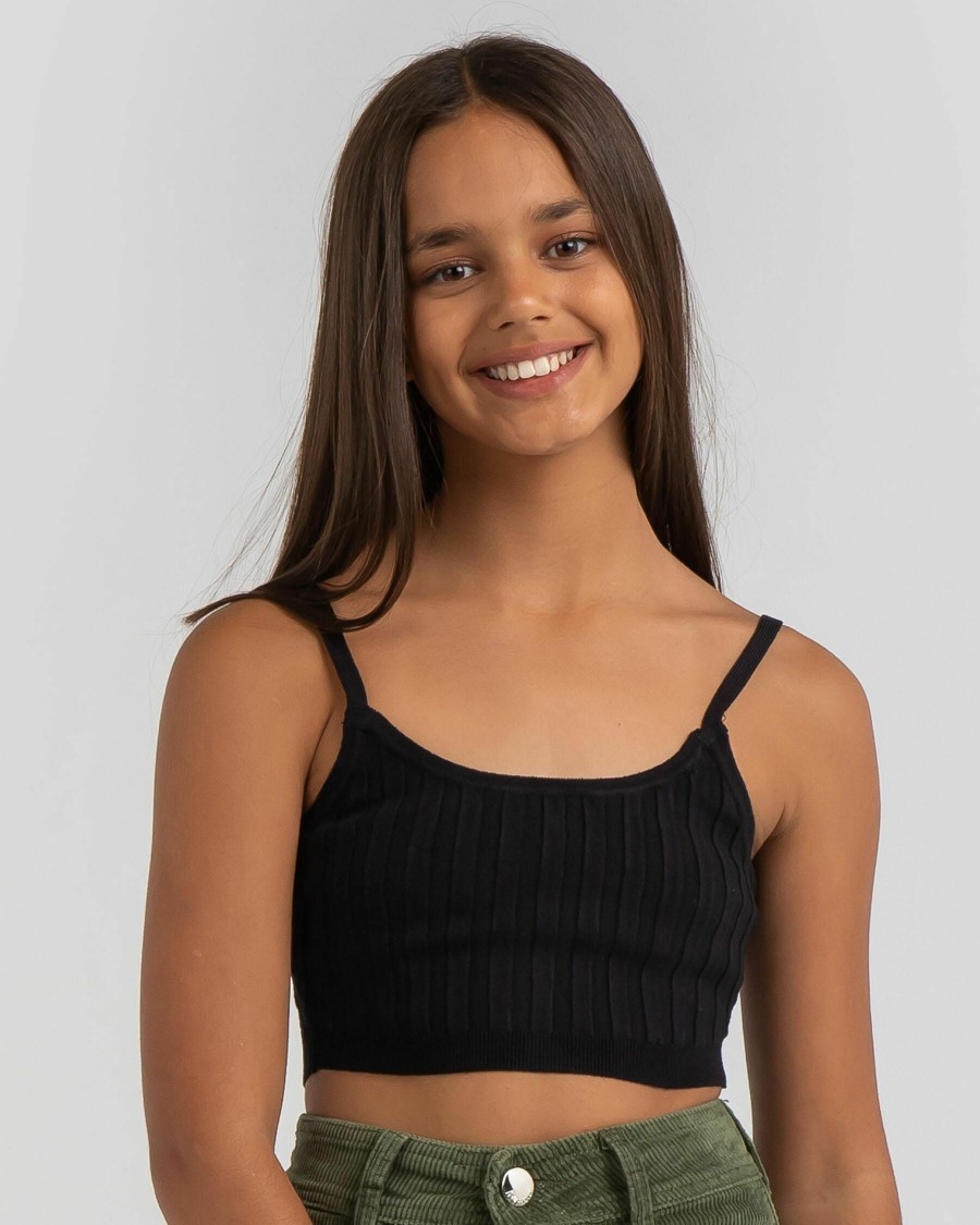 Kids * | Ava And Ever Closeout Sale Girls' Halsey Knit Top