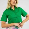 Womens * | Ava And Ever Online Iris Short Sleeve Shirt