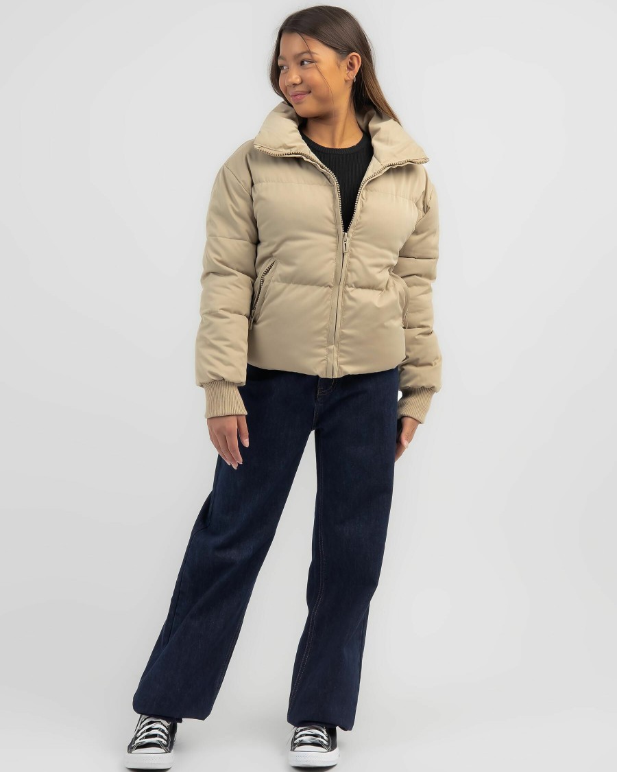 Kids * | Ava And Ever Excellent Girls' Academy Puffer Jacket