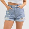 Womens * | Ava And Ever Latest Blondie Ripped Shorts