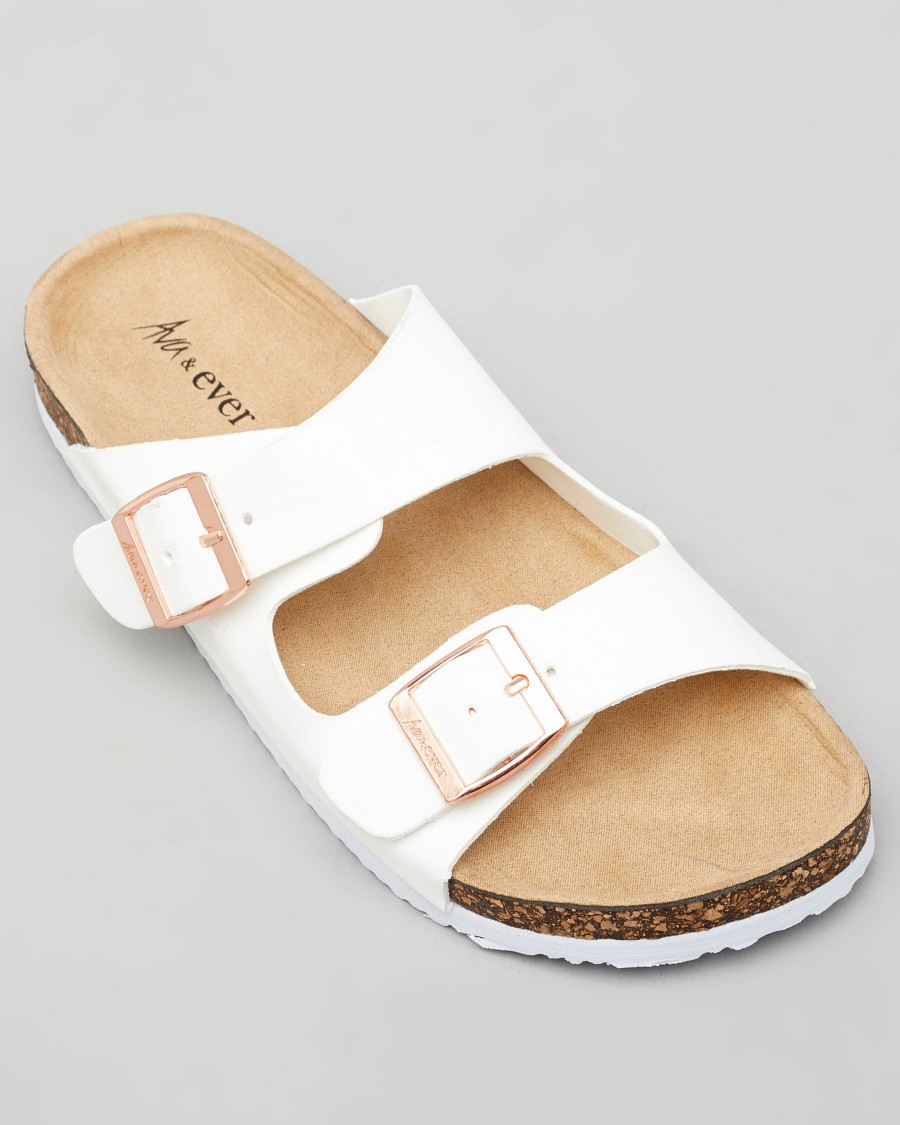 Womens * | Ava And Ever Attractive Cortina Slide Sandals