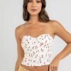 Womens * | Ava And Ever 100% Guarantee Poppy Corset Top