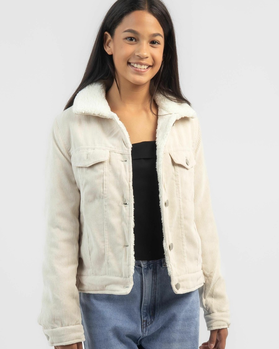 Kids * | Ava And Ever Latest Girls' Axel Cord Jacket