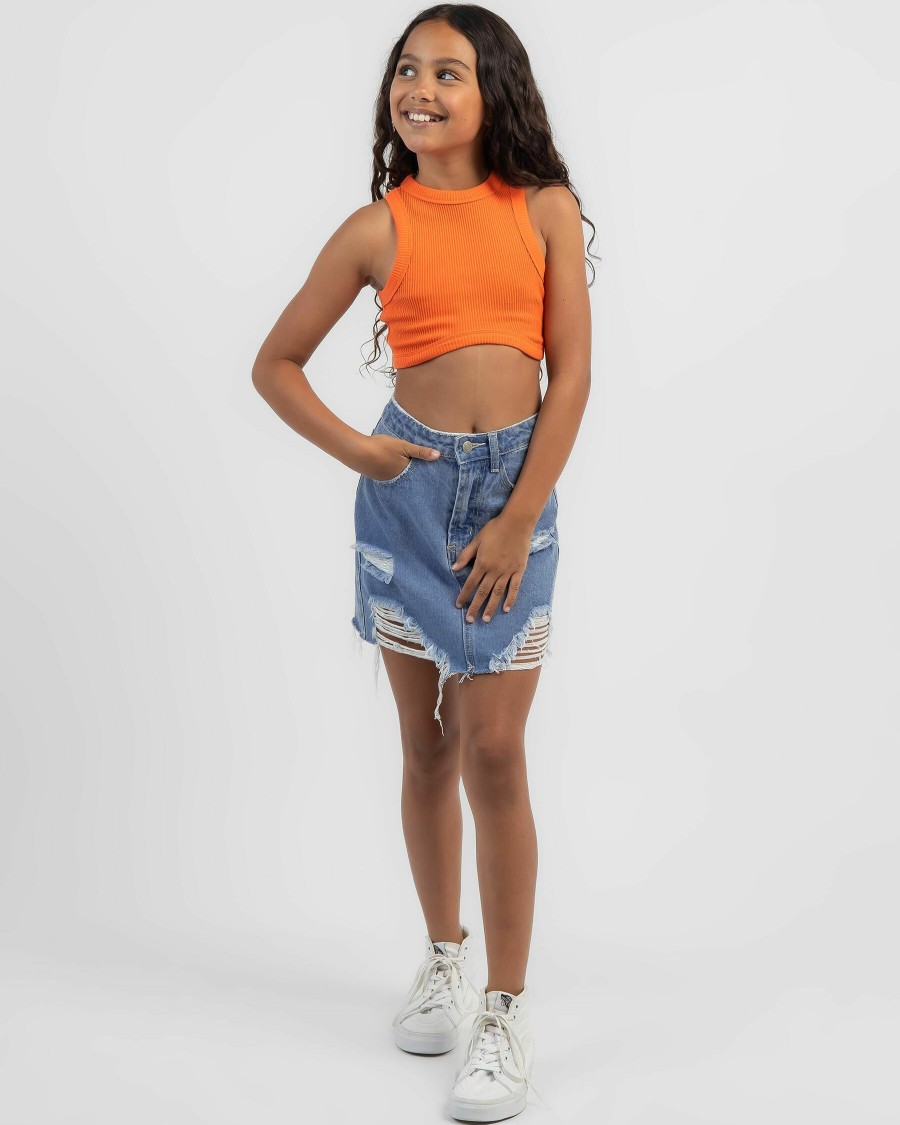 Kids * | Ava And Ever Latest Girls' Kendra Ultra Crop Top