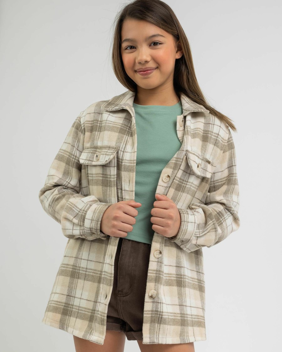 Kids * | Ava And Ever Exclusive Girls' Trace Shacket