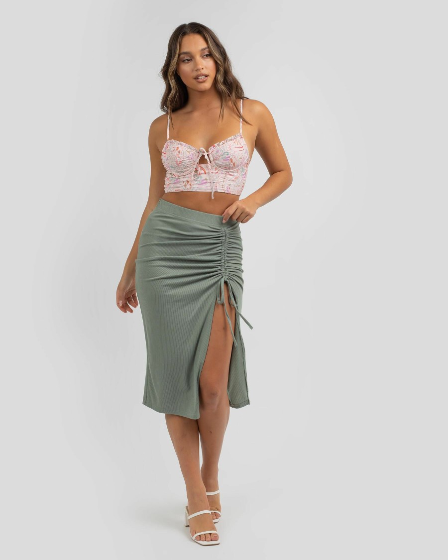 Womens * | Ava And Ever Closeout Sale Layla Midi Skirt