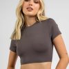 Womens * | Ava And Ever Shop Ultra Crop Baby Tee