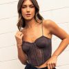 Womens * | Ava And Ever Latest Waldorf Lace Corset Top