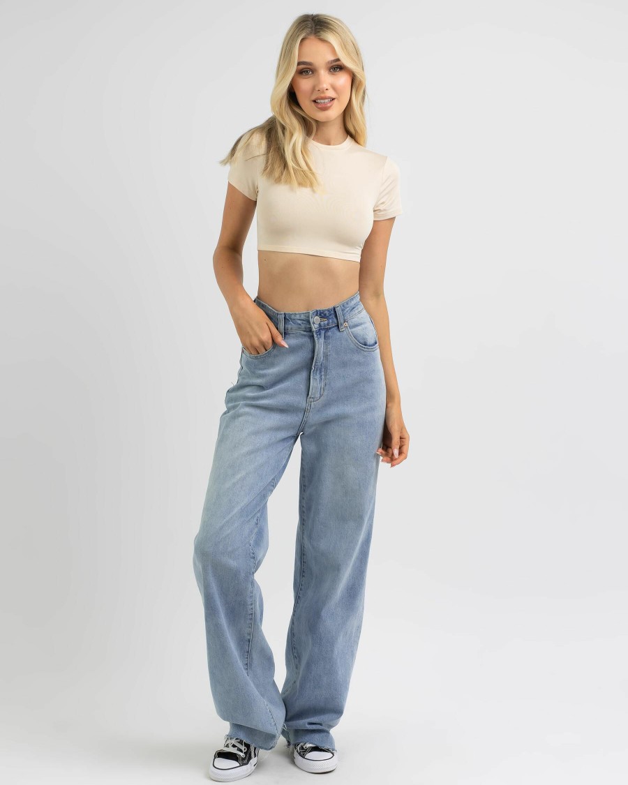 Womens * | Ava And Ever Clearance Sale Ultra Crop Baby Tee