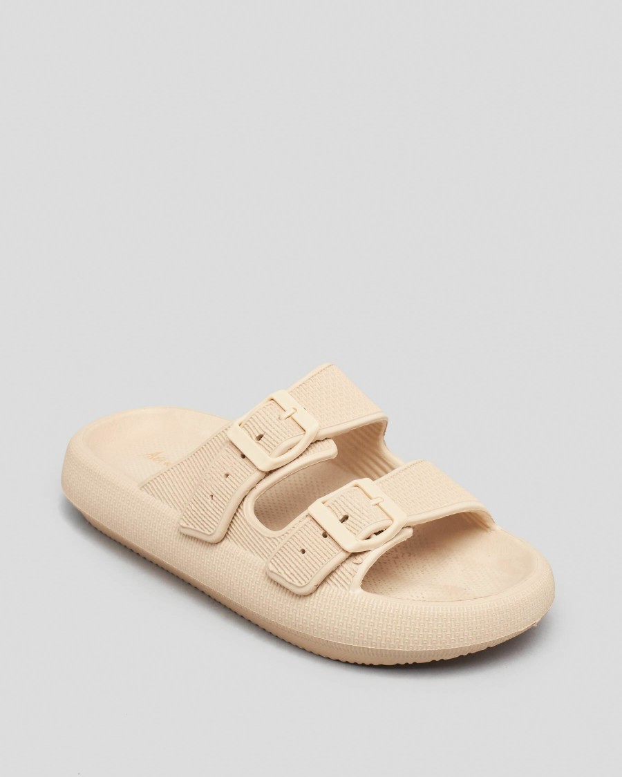 Womens * | Ava And Ever Clearance Sale Cove Double Buckle Slides