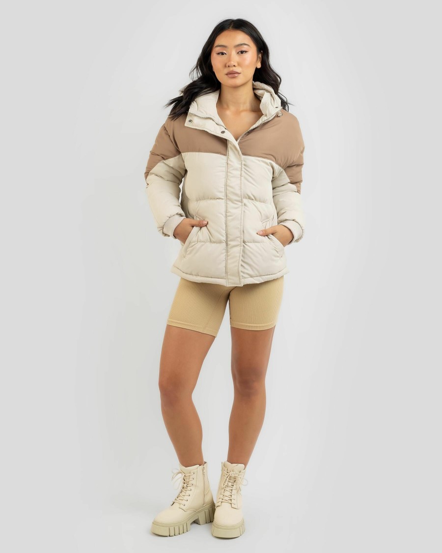 Womens * | Ava And Ever Fashion Michigan Puffer Jacket