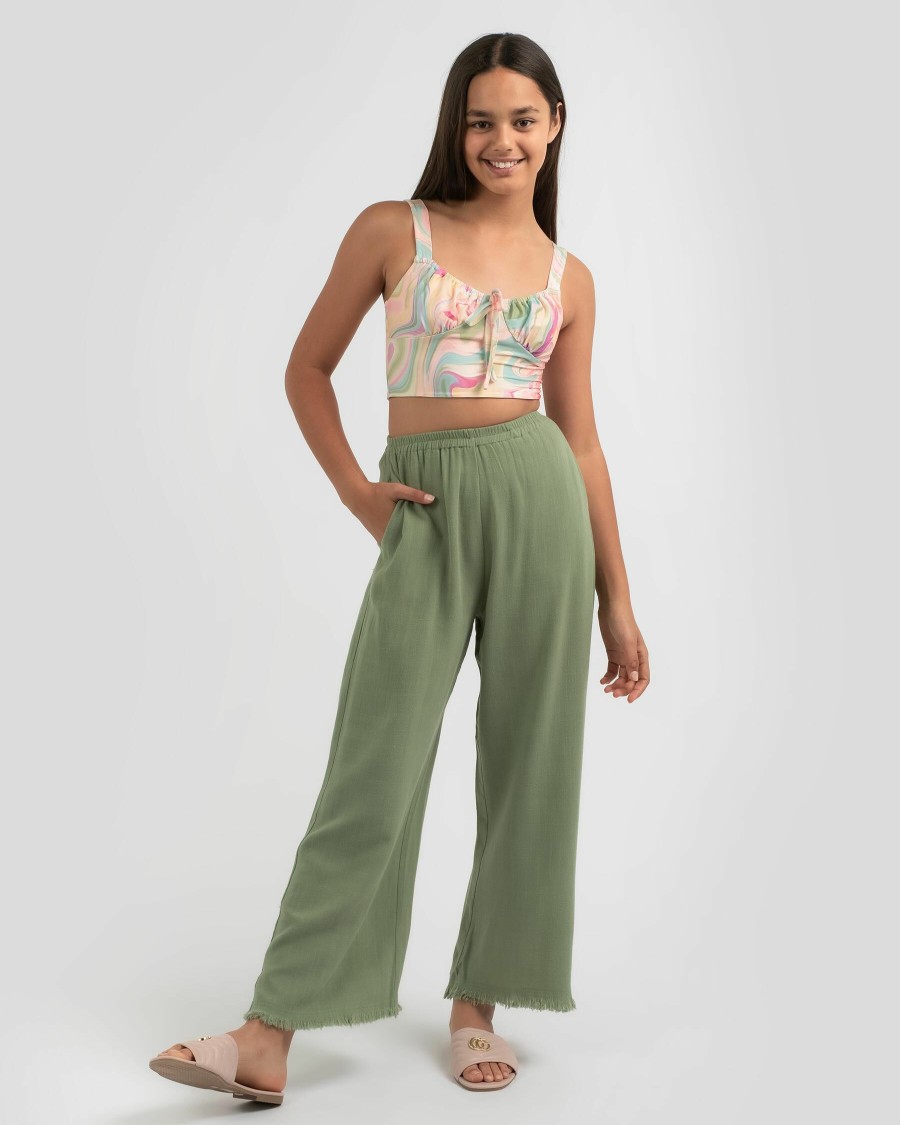 Kids * | Ava And Ever Excellent Quality Girls' Santa Monica Beach Pants