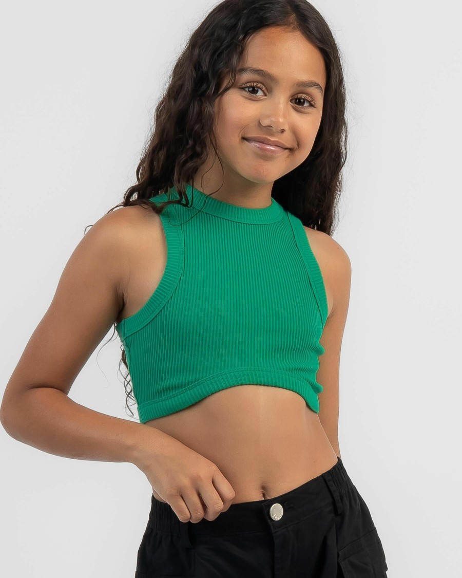 Kids * | Ava And Ever Excellent Quality Girls' Kendra Ultra Crop Top