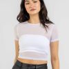 Womens * | Ava And Ever Opening Sales Lucy Mesh Baby Tee