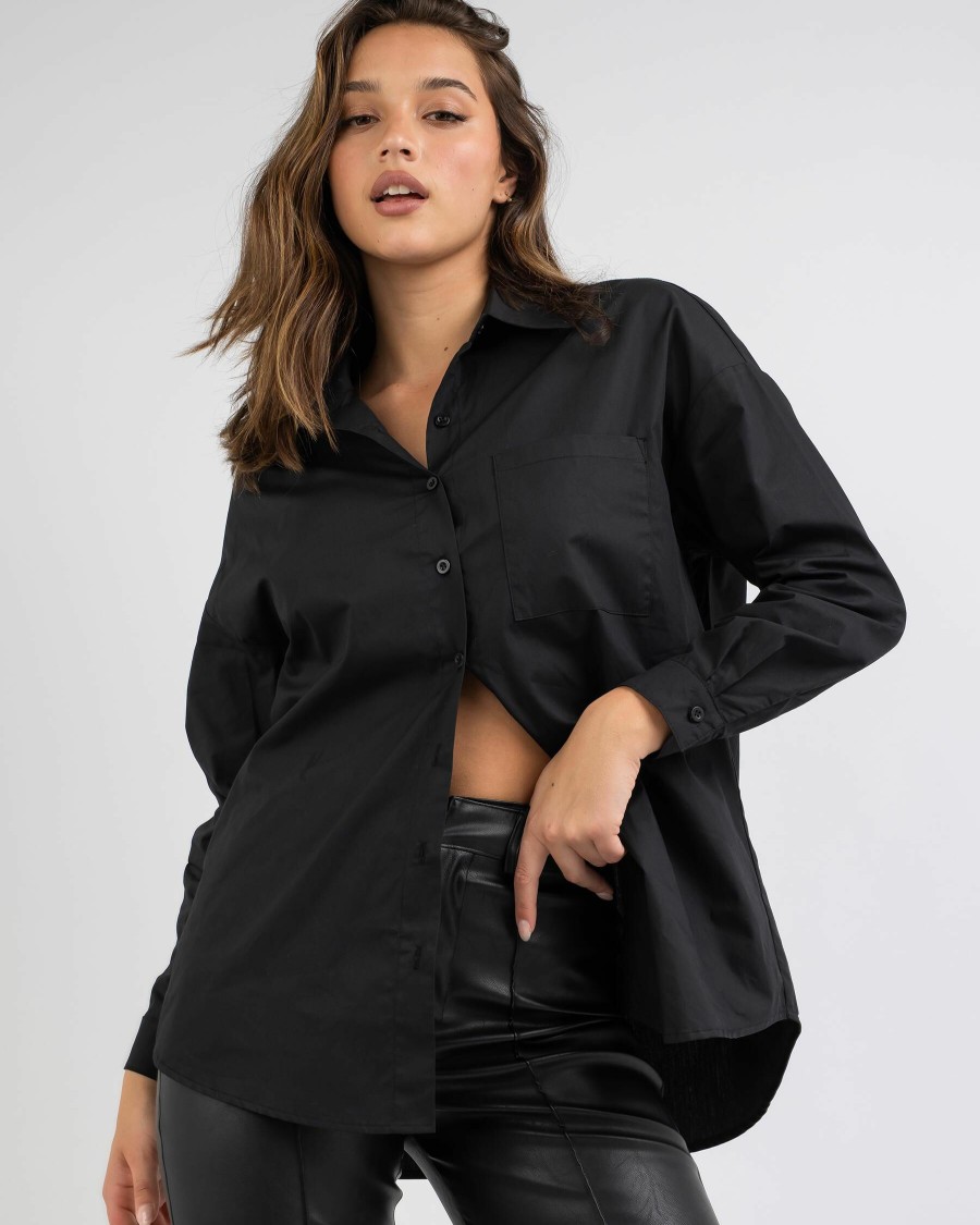 Womens * | Ava And Ever New Material Girl Shirt