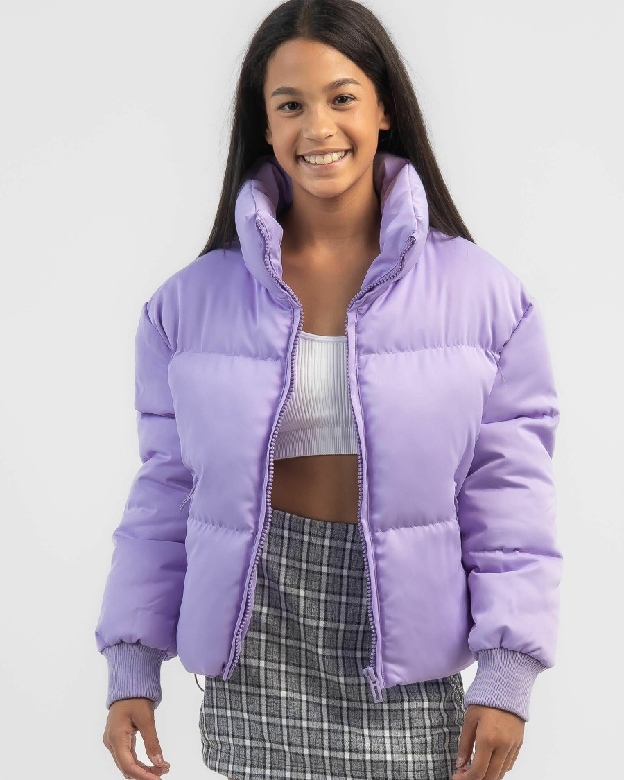 Kids * | Ava And Ever Attractive Girls' Academy Puffer Jacket