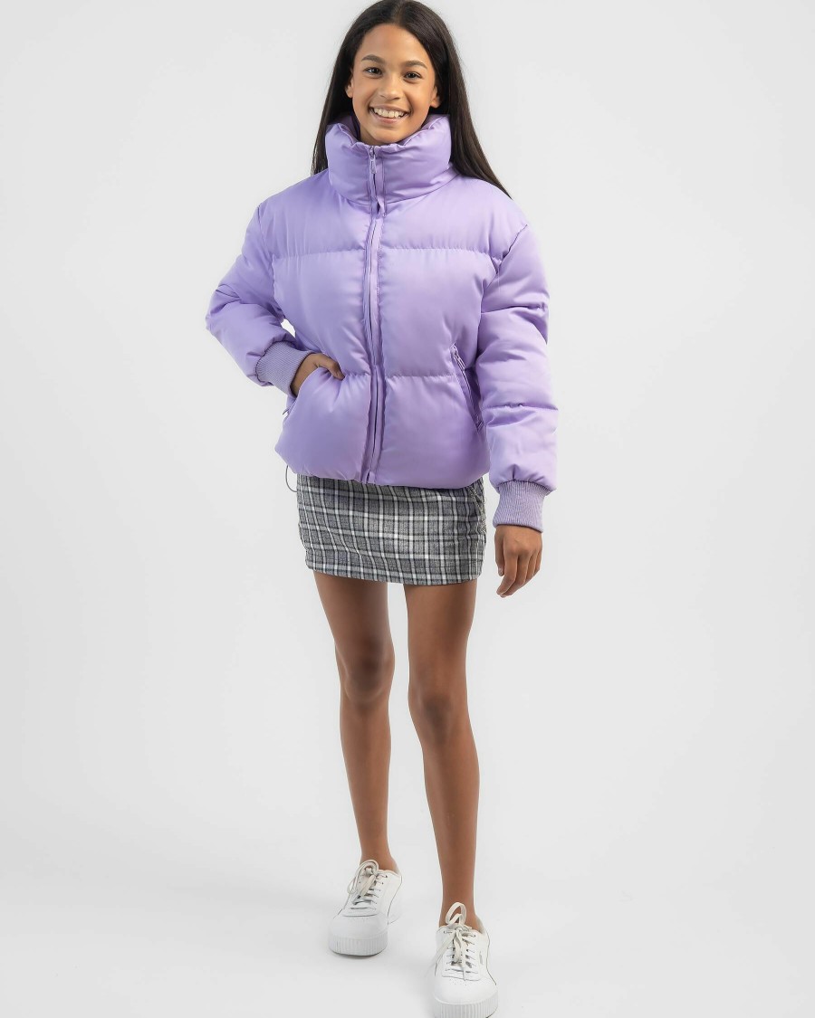 Kids * | Ava And Ever Attractive Girls' Academy Puffer Jacket