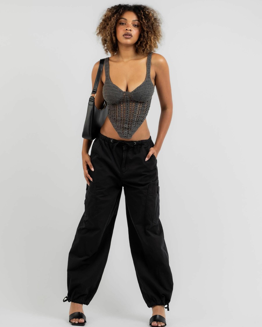 Womens * | Ava And Ever Exclusive Celine Crochet Corset Top