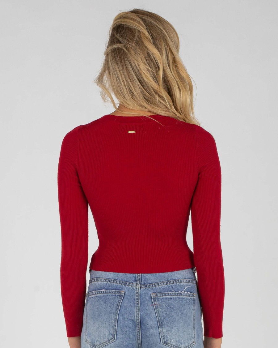 Womens * | Ava And Ever Outlet Sale Aspen Knit Top