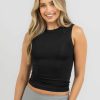 Womens * | Ava And Ever Opening Sales Chicago High Neck Tank Top