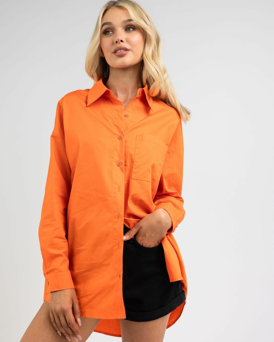 Womens * | Ava And Ever Latest Material Girl Shirt