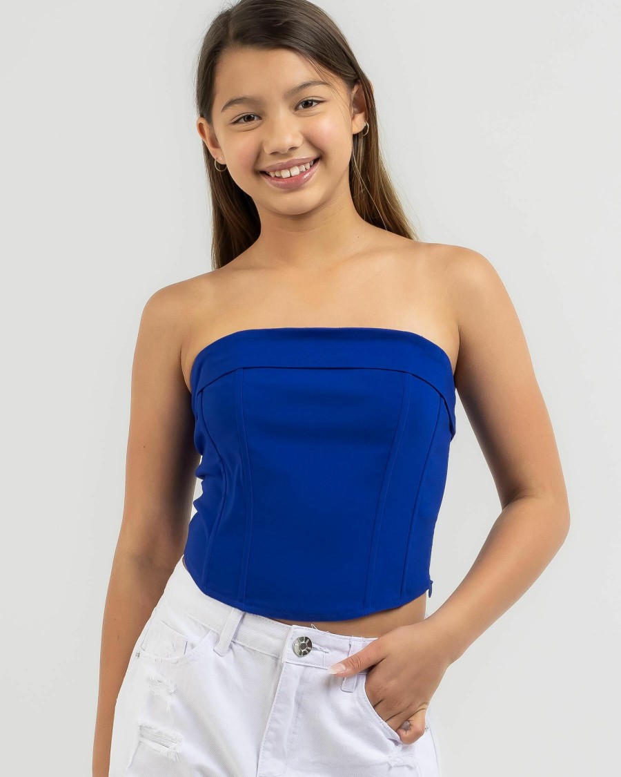 Kids * | Ava And Ever Exclusive Design Girls' Miami Vice Corset Top