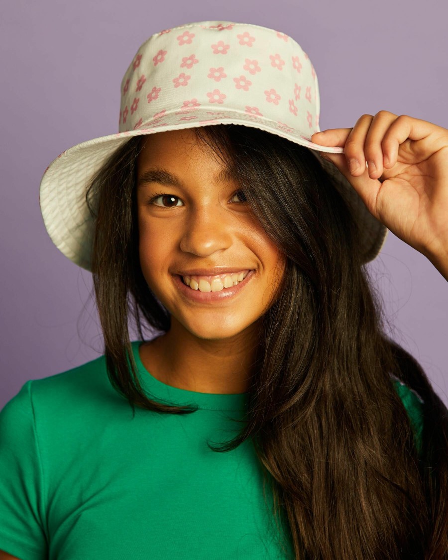 Kids * | Ava And Ever Outlet Sale Girls' Posie Bucket Hat