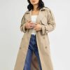 Womens * | Ava And Ever Attractive Bass Trench Coat